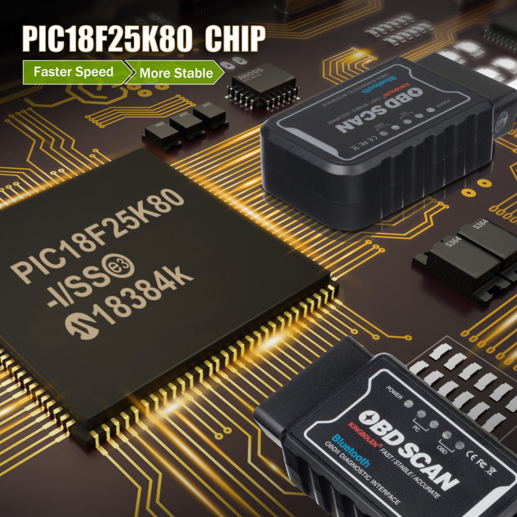 PIC18F25K80 Chip ELM327 V1.5 WIFI Wireless Car Obdii Diagnostic - Foto 7