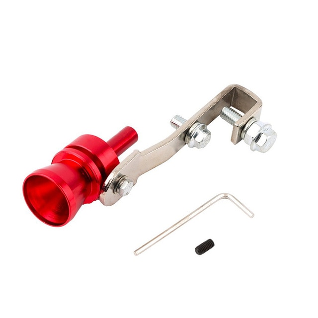 Simulator Turbo Sound Exhaust Whistle Blow off Valve Simulator Whistler XL Red